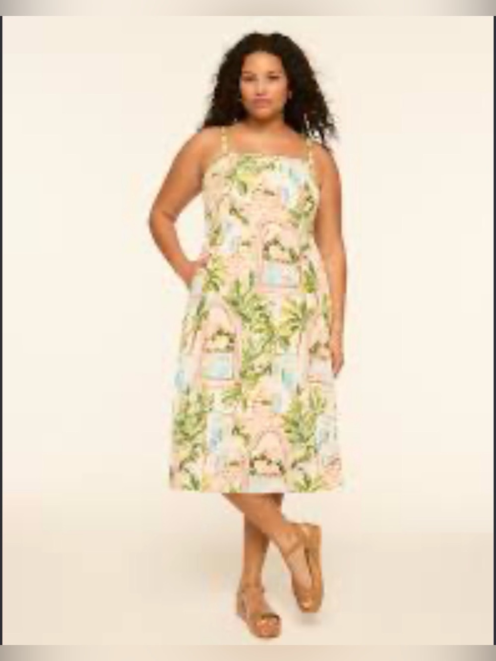 Lane Bryant Seaside Floral Dress NWT 24